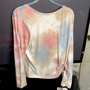 Long sleeve tie dye tshirt